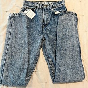 American Apparel washed high waisted Jeans